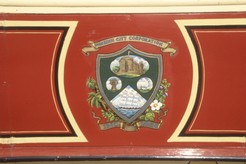 131511: Ferrymead Park Dunedin City Corporation Crest inside Dunedin No 22