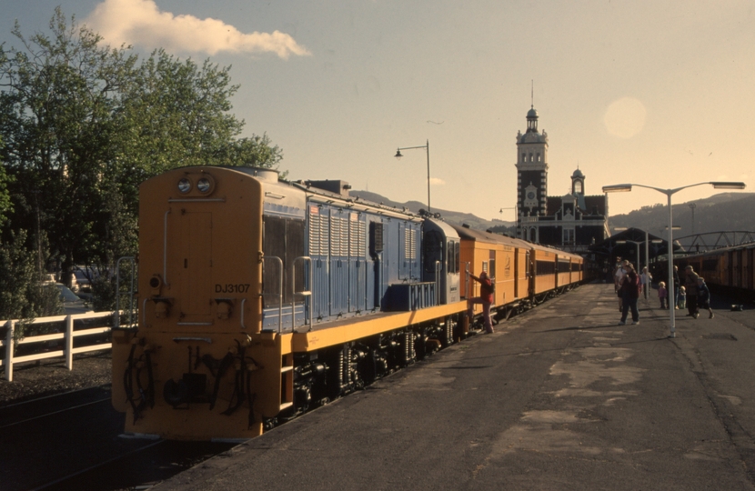 131614: Dunedin Taieri Gorge Railway DJ 3107 stabled