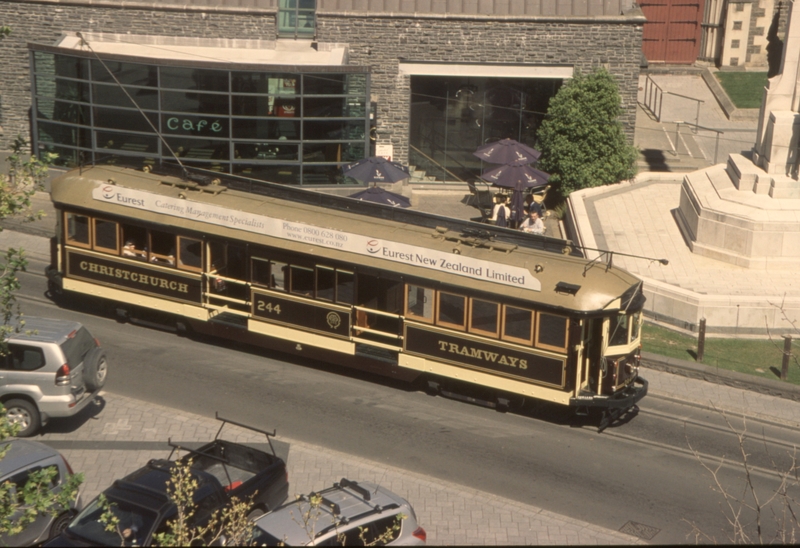 131814: Christchurch Tramway Cathedral Square W2 244