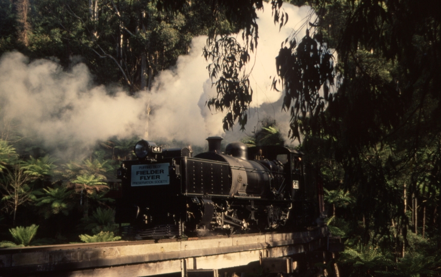 131898: Bridge No 5 Monbulk Creek Trestle 'Fielder Flyer' to Gembrook G 42