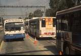 131969: Box Hill Buses arriving and departing for Blackburn on temporary roadway