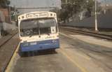 131970: Box Hill Bus arriving from Blackburn on temporary roadway