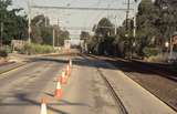 131981: Box Hill Entry of temporary roadway into street at East end