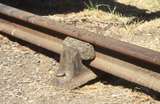 132015: North Williamstown ARHS Museum Bull head rail chair and key