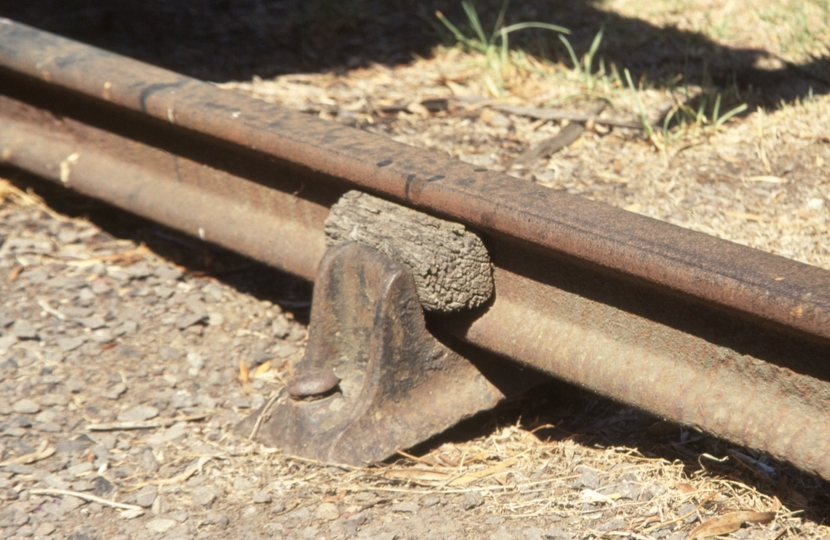 132015: North Williamstown ARHS Museum Bull head rail chair and key