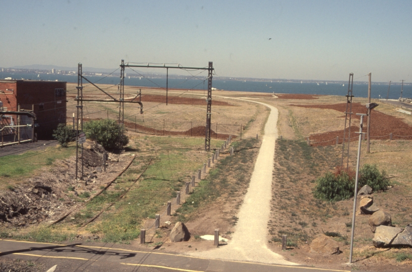 132016: Williamstown looking towards Williamstown Pier (to left),