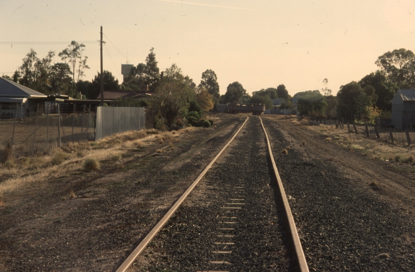 132100: Oil Sidings Koondrook Line looking towards Kerang