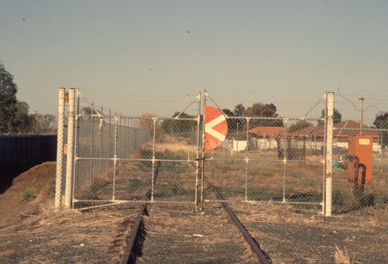 132101: Oil Sidings Koondrook Line looking towards Koondrook