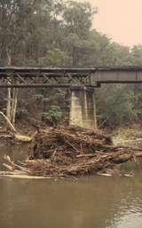 132257: Thomson River Bridge looking downstream