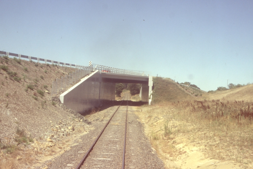 132661: South Gippsland Highway Overpass km 107 looking towards Korumburra