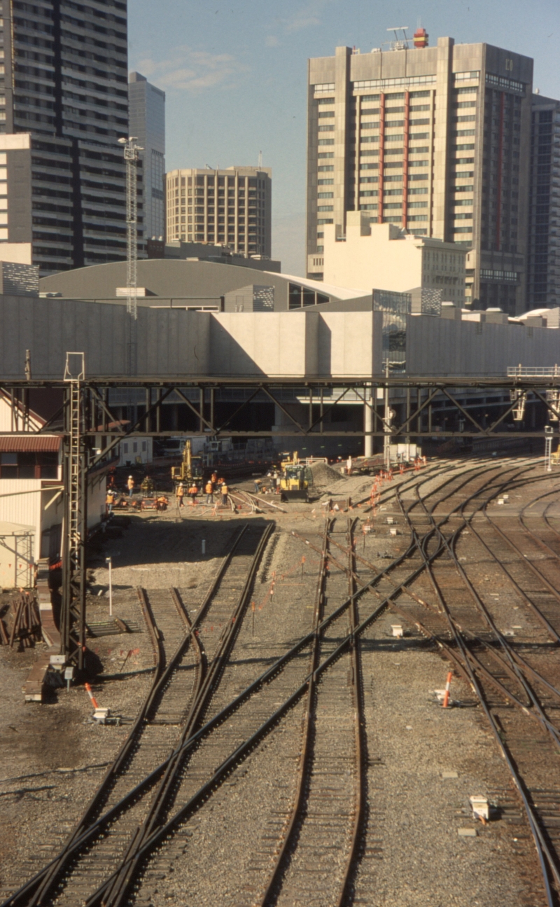 132708: Latrobe Street Bridge looking South towards Southern Cross Station