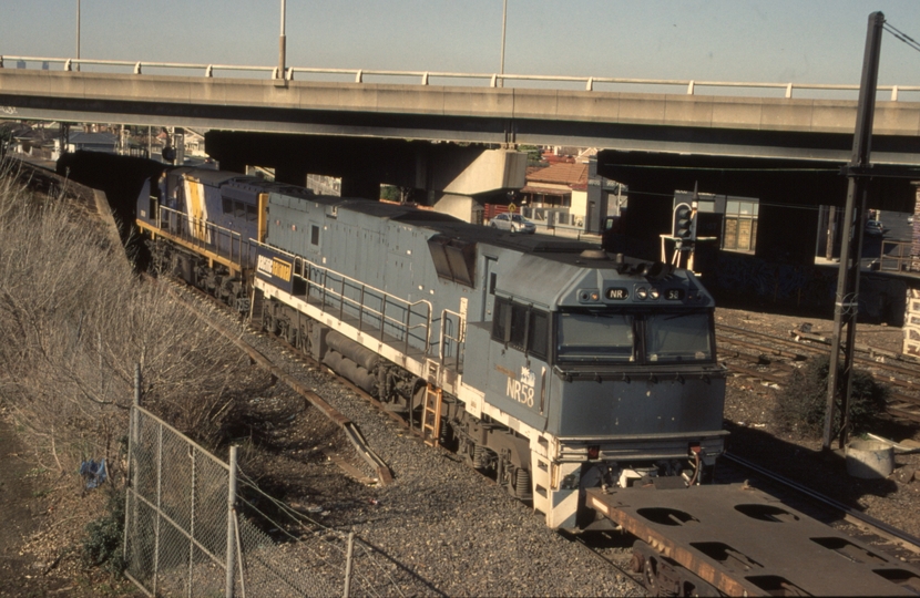 132751: West Footscray Junction Up Freight (NR 115), XRB 561 NR 58