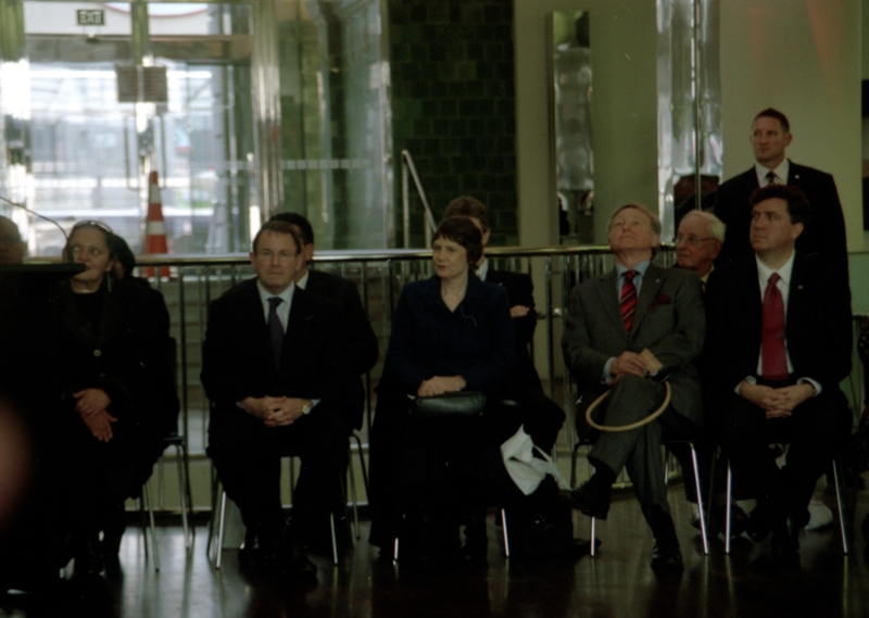 132823: Britomart Function to mark centenary of North Island Main Trunk In centre NZ Prime Minister Helen Clark