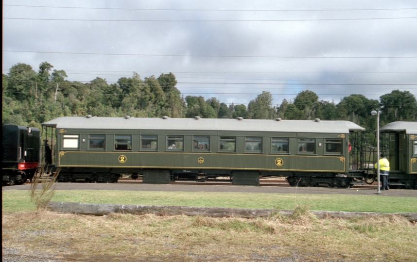 132856: National Park Carriage Aa 1073 in consist Governor's Special to Paekakariki