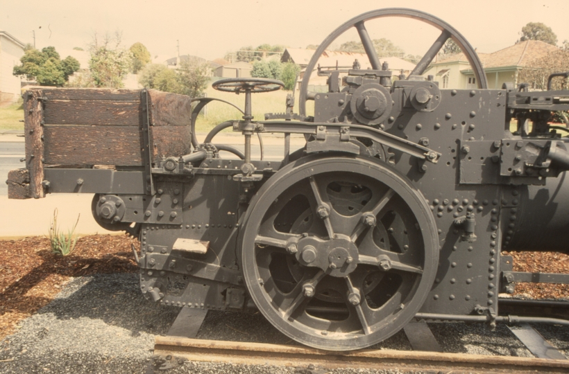 133056: Collie Visitors' Centre Traction Engine converted into Locomotive