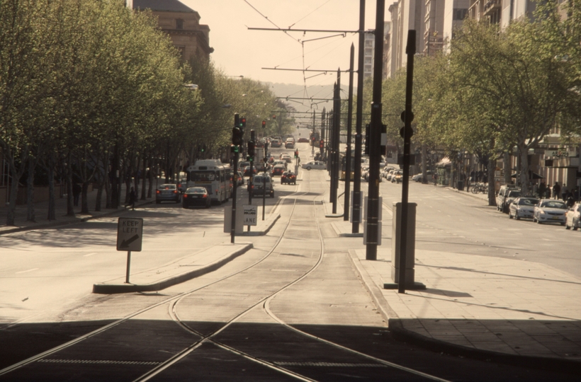 133077: City West looking along North Terrace towards King William Street