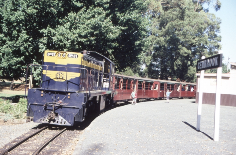 133342: Gembrook Passenger to Belgrave DH 31