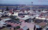 133356: Bunbury WA viewed from Boulters Heights Railway Station and Locomotive Depot across middlw background