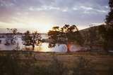 133403: Eppalock Reservoir Heathcote Railway formation in forground Photo Wendy Langford