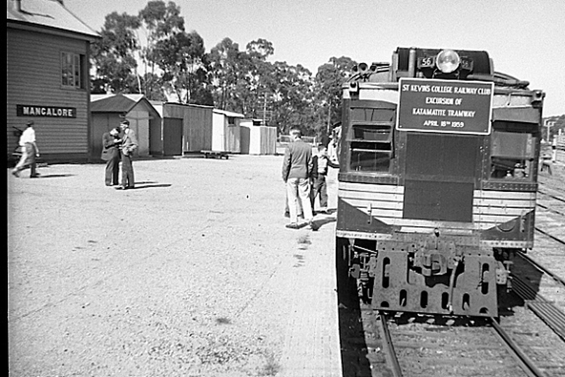 133610: Mangalore Down St Kevin's College Railway Club Special 56 RM (29 MT), at Goulburn Valley Platform