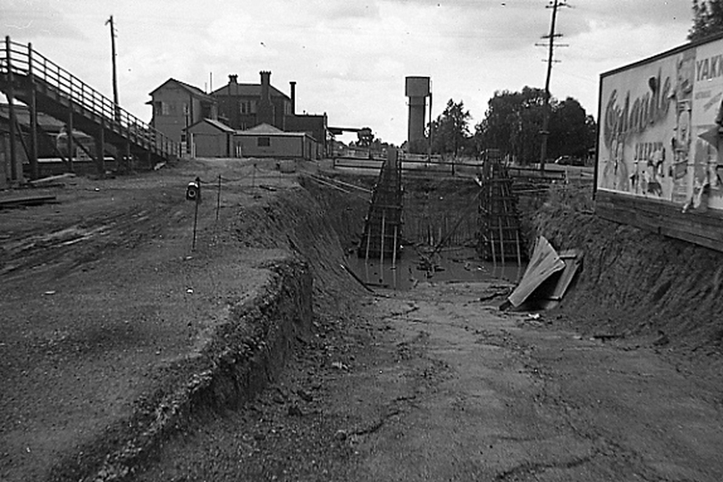 133716: Wangaratta Standard Gauge Construction looking North