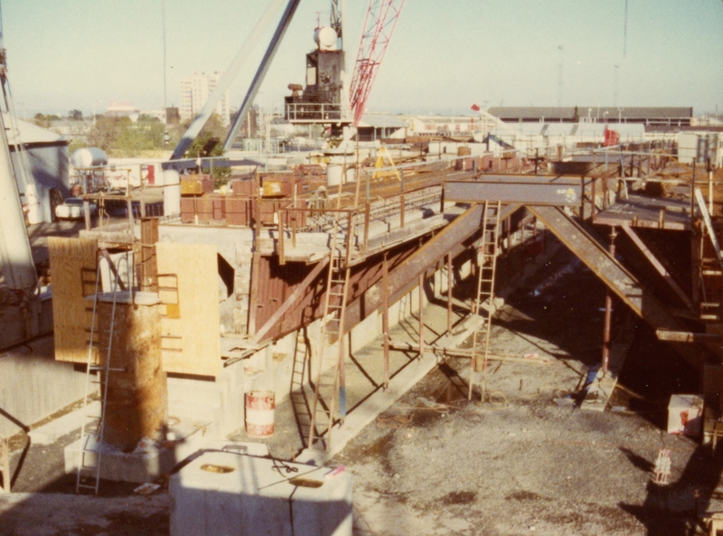 133825: Melbourne Underground Rail Loop Contract 703 Casting Yard Looking West -1