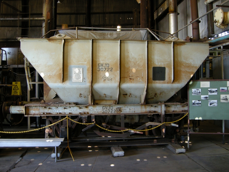 135133: Longreach Powerhouse Museum 4-wheel Coal Wagon GVJD 30722