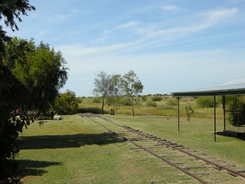 135183: Aramac Looking North from Rail Motor Shed