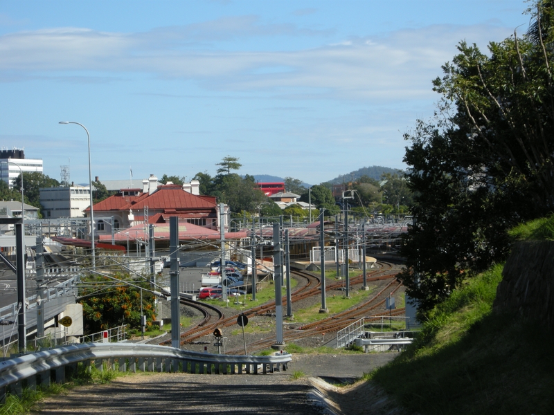 135247: Roma Street Station viewed from original tunnel portal