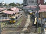 135268: Roma Street Up Suburban Set 15 leading Electric Tilit Train in background