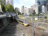 135271: Roma Street Down Electric Tilt Train 'City of Rockhampton' trailing