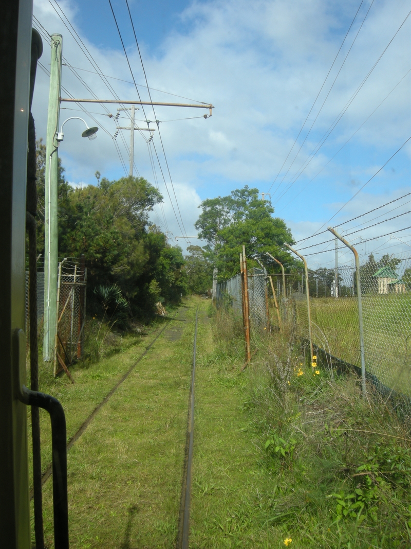 135324: Sydney Tram Museum Loftus National Park Line just inside Museum Gate looking towards The Royal National Park