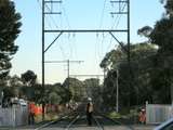 135381: Nunawading looking towards Melbourne from Level Crossing