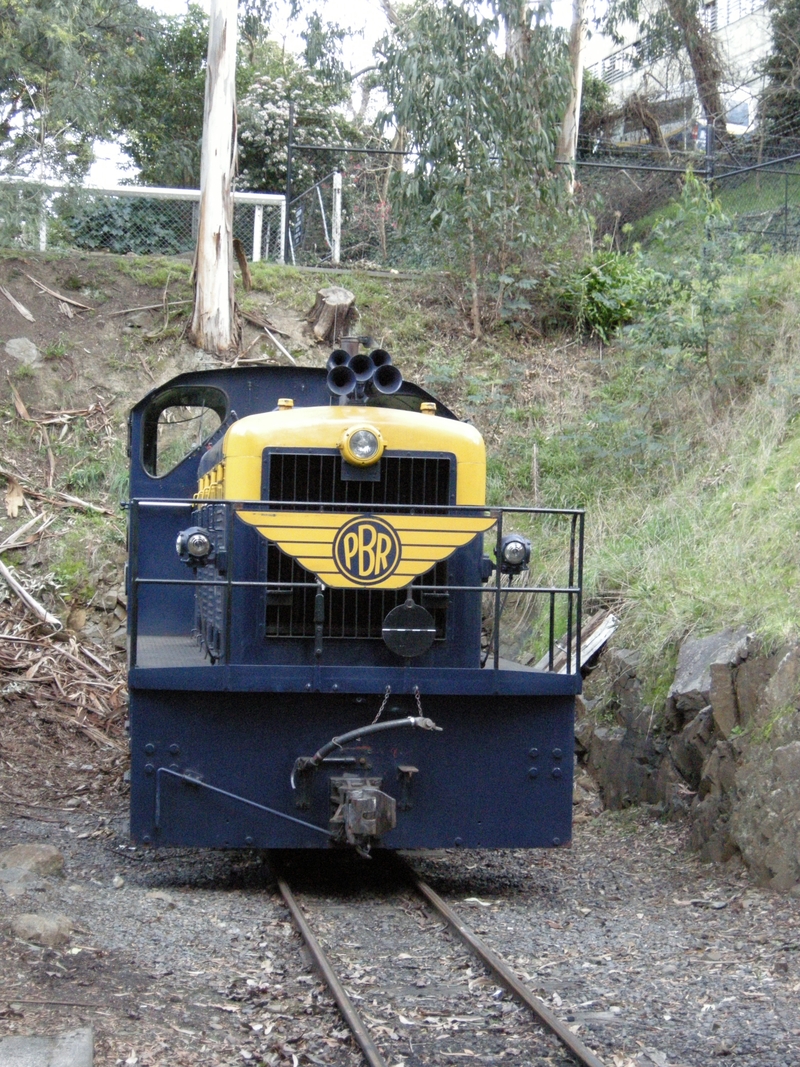 135492: Belgrave D 21 stabled at end of track