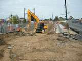 135572: Nunawading Grade Separation Works looking towards City from station