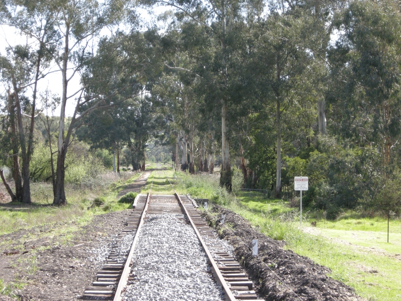 135596: Healesville First Bridge from Yard looking West