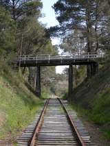 135599: Donovans Road Bridge looking towards Lilydale