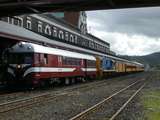 135823: Dunedin 10:00am Down Railcar Vulcan 56 RM and Stabled Passenger Dj 3107