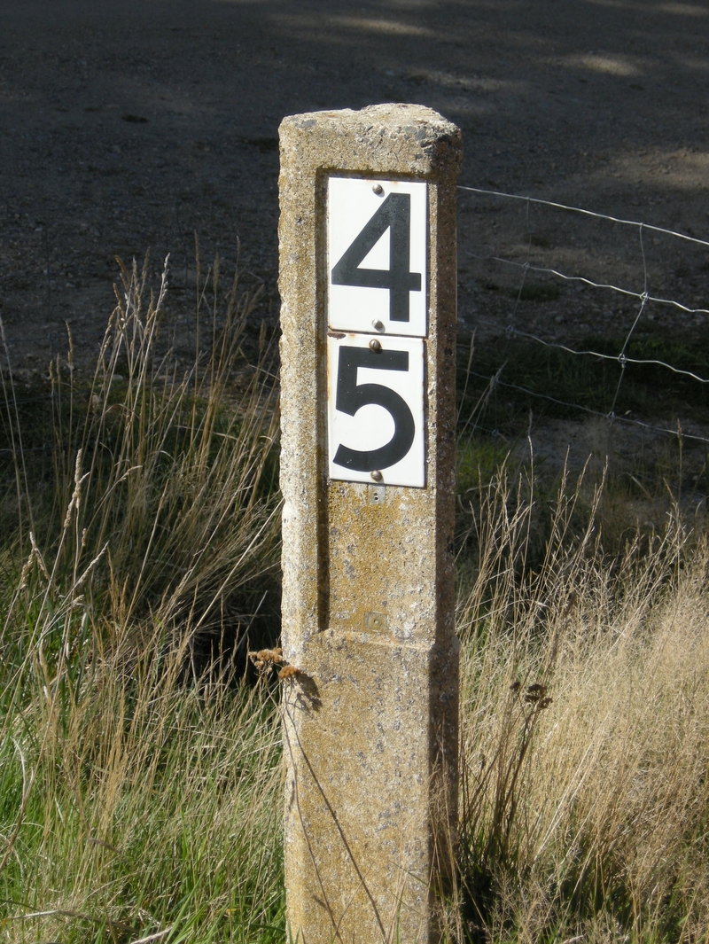 135931: Pukerangi 45 km post