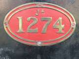 135938: Dunedin Otago Early Settlers Museum Number Plate on Ja 1274