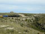 135957: km 44 Otago Central Railway 9:30am Down Passenger Ab 663 leading