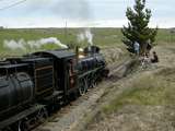 135979: Pukerangi Ab 663 (Dg 772), running round