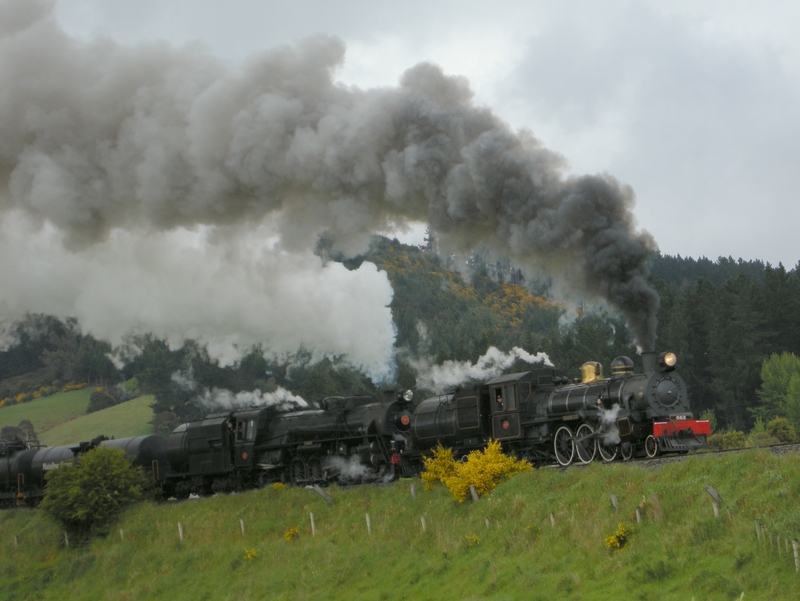 136023: Bridge 203 South Island Main Trunk Railway Up Main Line Steam Trust Special Ab 663 Jb 1236