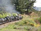 136026: km 335.5 South Island Main Trunk Railway Up Main Line Steam Trust Special Ab 663 Jb 1236