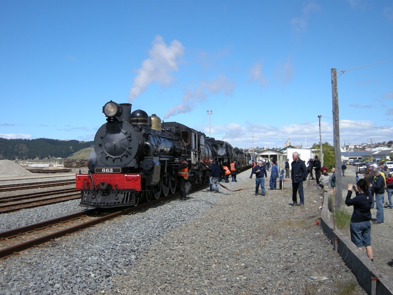 136038: Oamaru Up Main Line Steam Trust Special Ab 663 Jb 1236