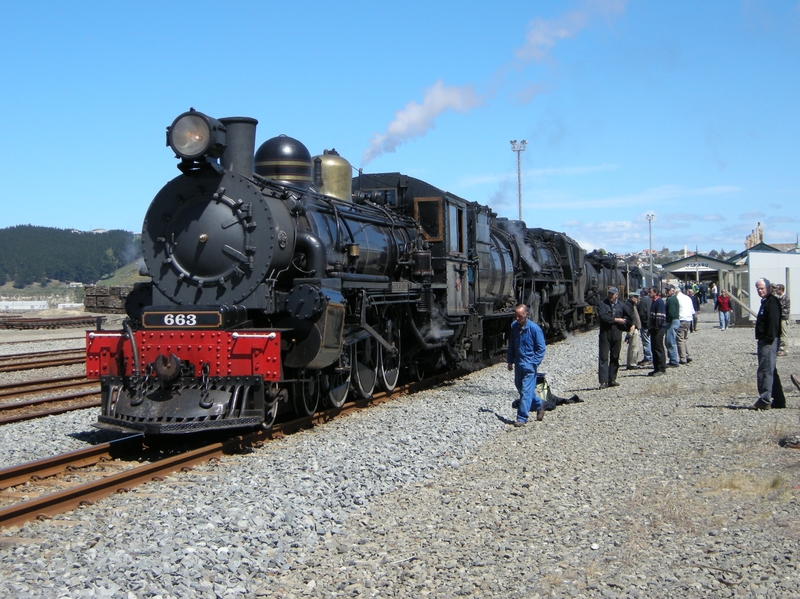 136051: Oamaru Up Main Line Steam trust Special Ab 663 Jb 1236