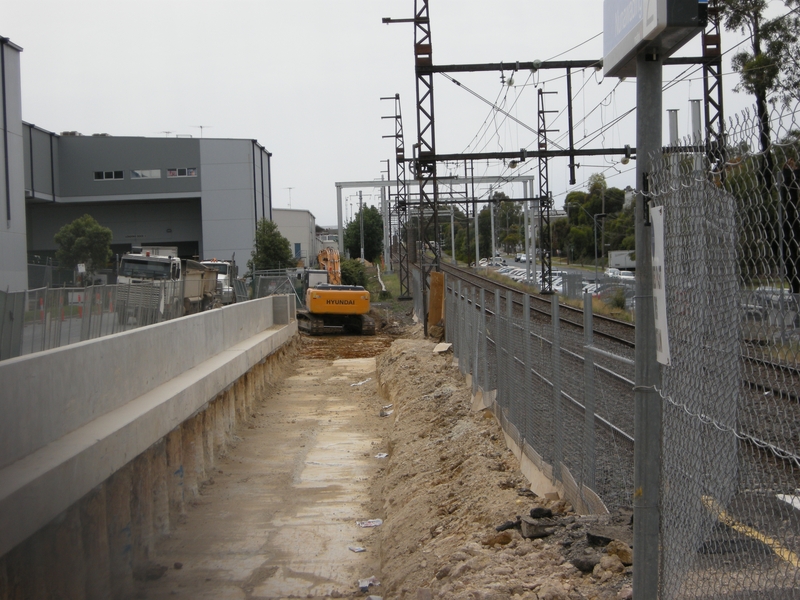 136230: Nunawading Grade Separation Project looking towards Ringwood