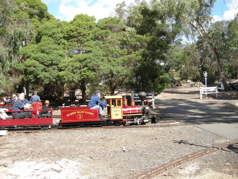 136262: Diamond Valley Railway Passenger No 3 Pauline 2-4-0