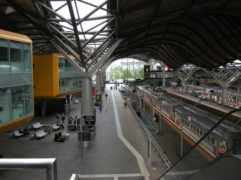 136280: Southern Cross looking towards Collins Street from Bourke Street