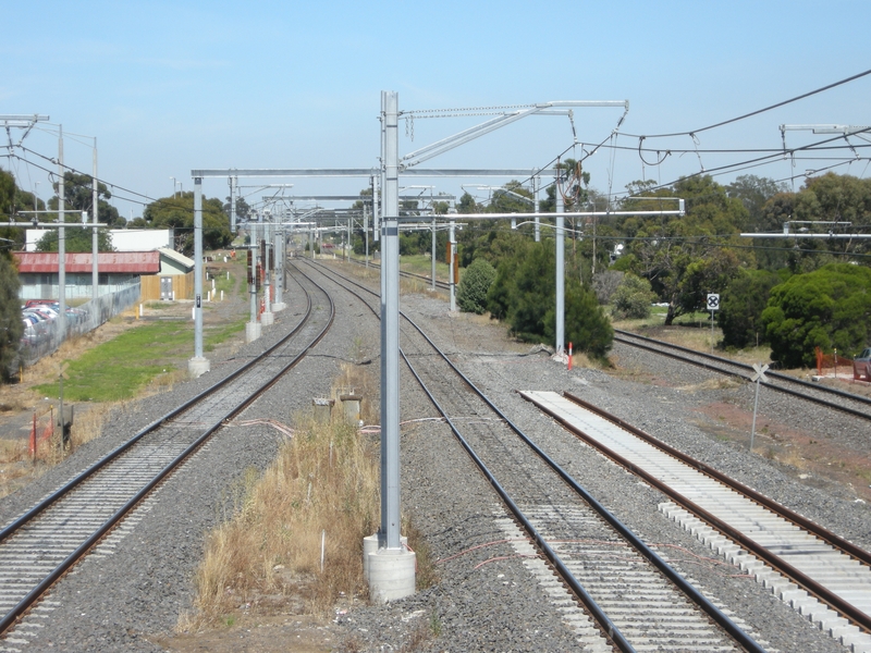 136314: Laverton looking towards Geelong from old footbridge